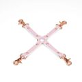 Крестовина Liebe Seele White &amp; Pink Leather Hogtie