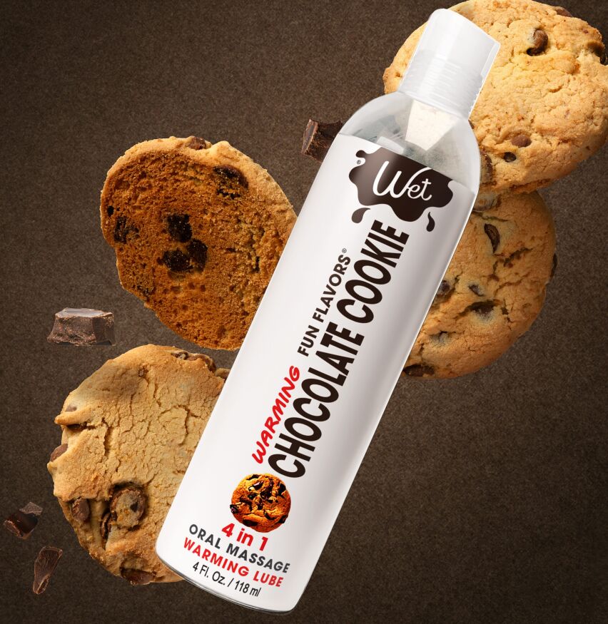 Лубрикант со вкусом печенья с шоколадом Wet Chocolate Cookie с согревающим эффектом, 118 мл