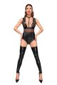 Боди с мокрым эффектом Noir Handmade F183 Powerwetlook body, L