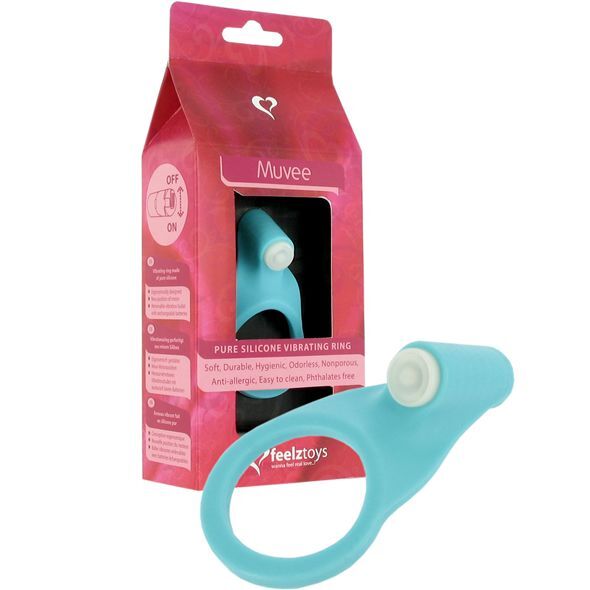 Эрекционное кольцо с вибрацией FeelzToys - Remote Controlled Motion Love Balls Twisty