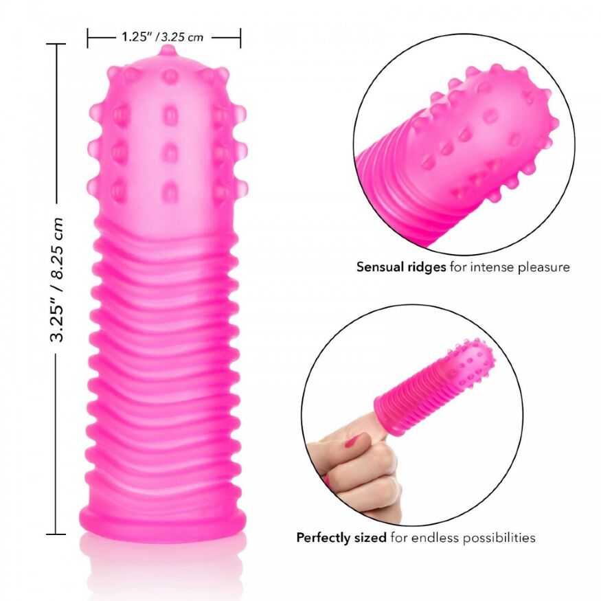 Насадки на палец California Exotic Intimate Play Finger Tingler Pink