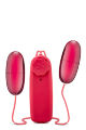 Виброяйцо двойное DOUBLE POP EGGS CERISE