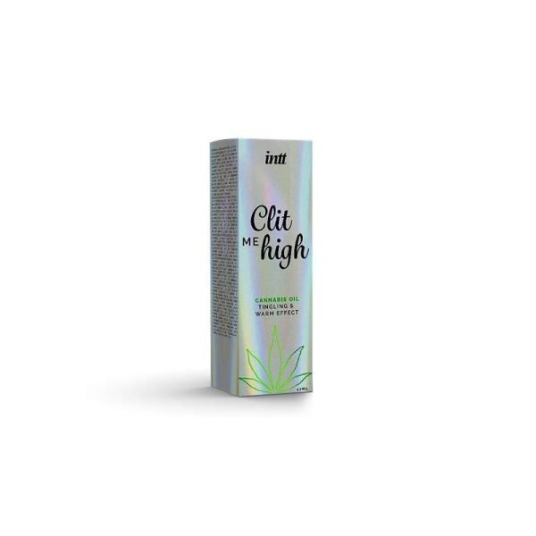 Кліторальні краплі з ефектом, що звужує і зігріває Intt Clit me High Cannabis, 15 мл