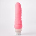 Вибратор реалистичный светящийся в темноте NS Novelties Firefly, розовый