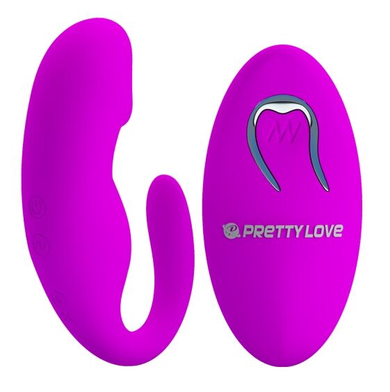 Вибратор для пар Pretty Love - 12 vibration functions, wireless remote control, BI-014482W