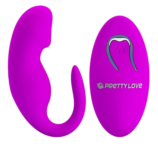 Вибратор для пар Pretty Love - 12 vibration functions, wireless remote control, BI-014482W