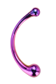 DT21835 Вигнутий скляний фалоімітатор Dream Toys GLAMOUR GLASS CURVED WAND