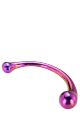 DT21835 Вигнутий скляний фалоімітатор Dream Toys GLAMOUR GLASS CURVED WAND