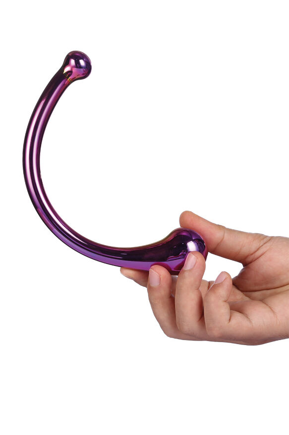 DT21835 Вигнутий скляний фалоімітатор Dream Toys GLAMOUR GLASS CURVED WAND
