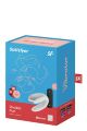 Вибратор для пар с фирменным пультом управления Satisfyer DOUBLE FUN WHITE