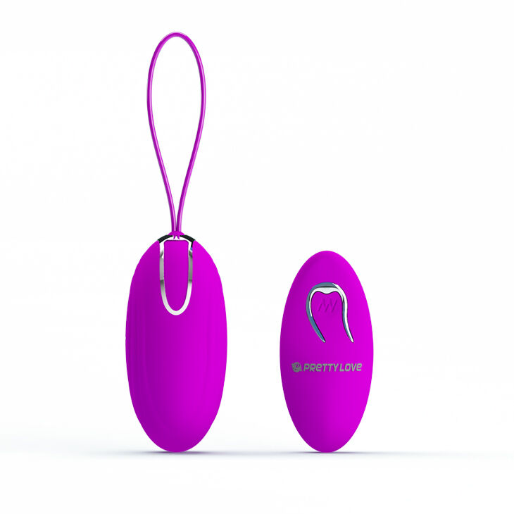 Віброяйце з 12 різними варіантами вібрації Pretty Love Jacqueline Vibrating Egg Purple