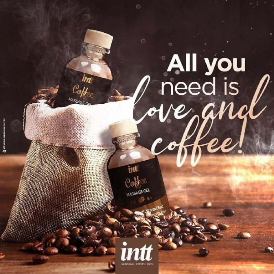 Съедобный массажный гель для интимных зон Intt Coffee (30 мл)