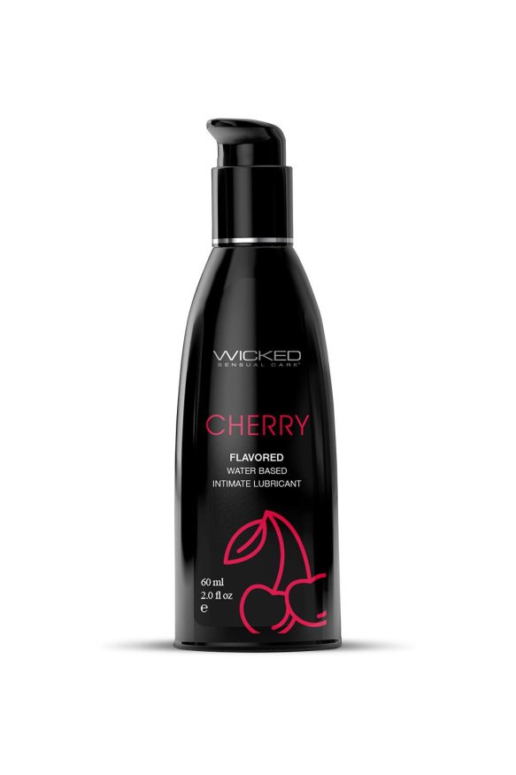 Лубрикант оральний на водній основі WICKED CHERRY з ароматом та смаком вишні, 60 мл