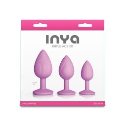 Набор анальных пробок NS Novelties INYA - Triple Ace Kit - Blush