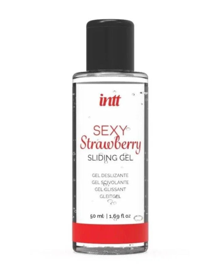 Оральный лубрикант со вкусом клубники Sexy Strawberry Intt, на водной основе, 50 мл
