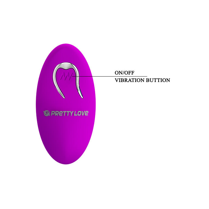 Стильний вібратор для пар V-подібної форми - Pretty Love Algernon Stimulator Purple