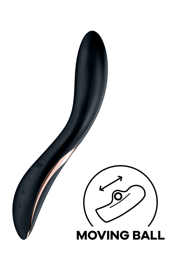Инновационный вибратор для точки G SATISFYER RRROLLING EXPLOSION BLACK