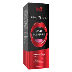 Спрей для глубокого горла - Intt Deep Throat Strawberry, 12 мл