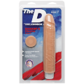 Фаллоимитатор Doc Johnson The D: Shakin D 9 Inch Vibro ULTRASKYN, диаметр 3,8см, плавная регулировка