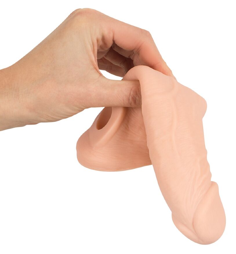 Подовжуюча насадка - Nature Skin Penis Sleeve With Extension