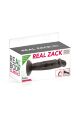 Фалоімітатор із присоскою Real Body  -  Real Zack Black, TPE, діаметр 3,7 см