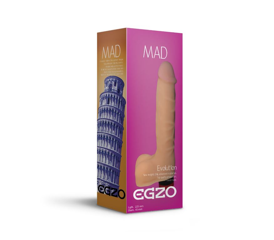 Вибратор EGZO Ciberskin V001 ( 22,5 см х 4,5 см )