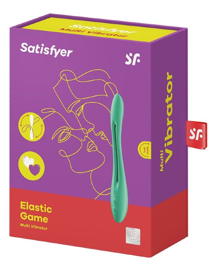 Вибратор Satisfyer Elastic Game Light Green