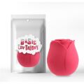 Розкішний вакуумний стимулятор для клітора у формі бутона троянди - Basic Luv Theory Rosy Pink