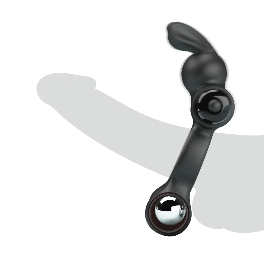 Ерекційне кільце - Pretty Love Vibrant Penis Ring Yusuf Black