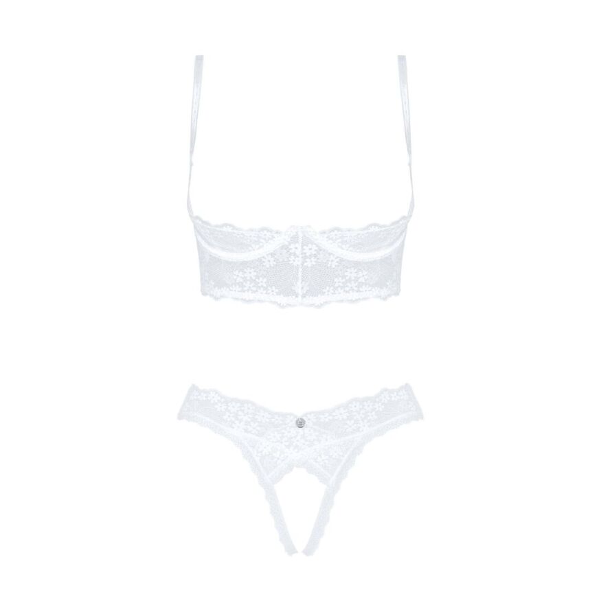 Соблазнительный комплект Heavenly 2-х предметов от  Obsessive Heavenlly 2-pcs cupless set M/L