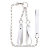 Наручники с поводком Gentle Hold, White