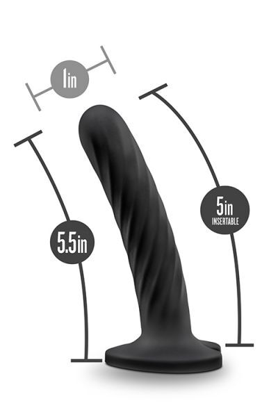 Фаллоимитатор для точки G TEMPTASIA TWIST MEDIUM BLACK
