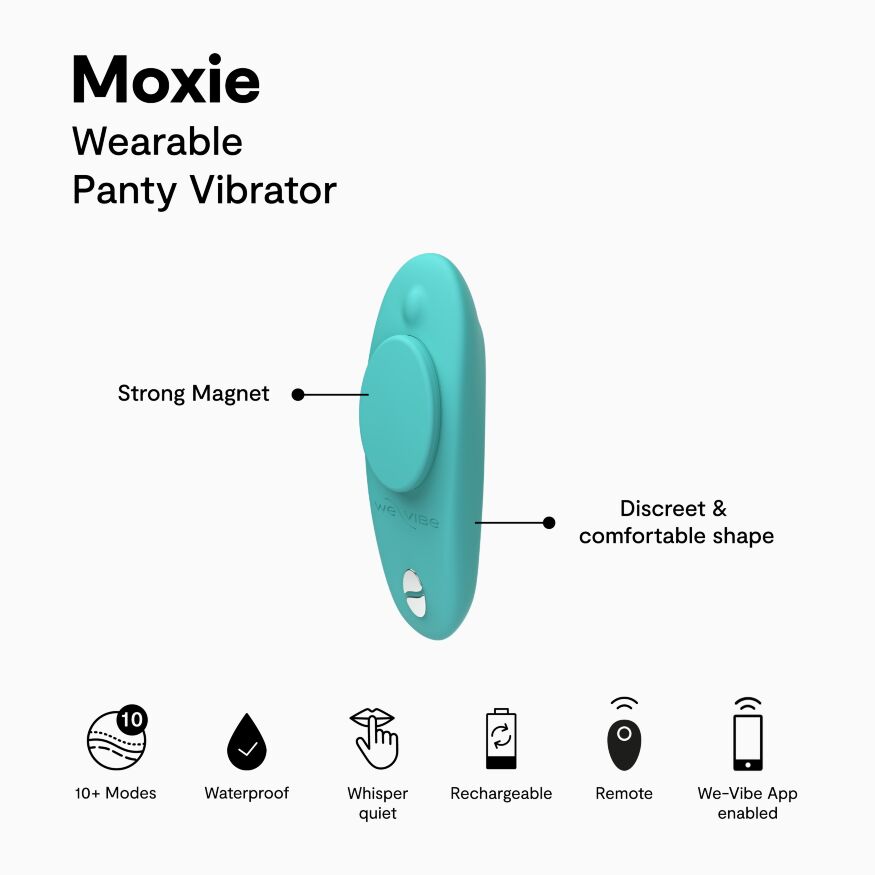 Вибратор в трусики WE-VIBE Moxie+ Aqua