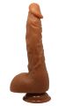 Фаллоимитатор на присоске Baile Beautiful JASON 9,4'' Brown, BW-008041NR-1