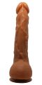 Фаллоимитатор на присоске Baile Beautiful JASON 9,4'' Brown, BW-008041NR-1