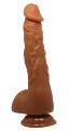 Фаллоимитатор на присоске Baile Beautiful JASON 9,4'' Brown, BW-008041NR-1