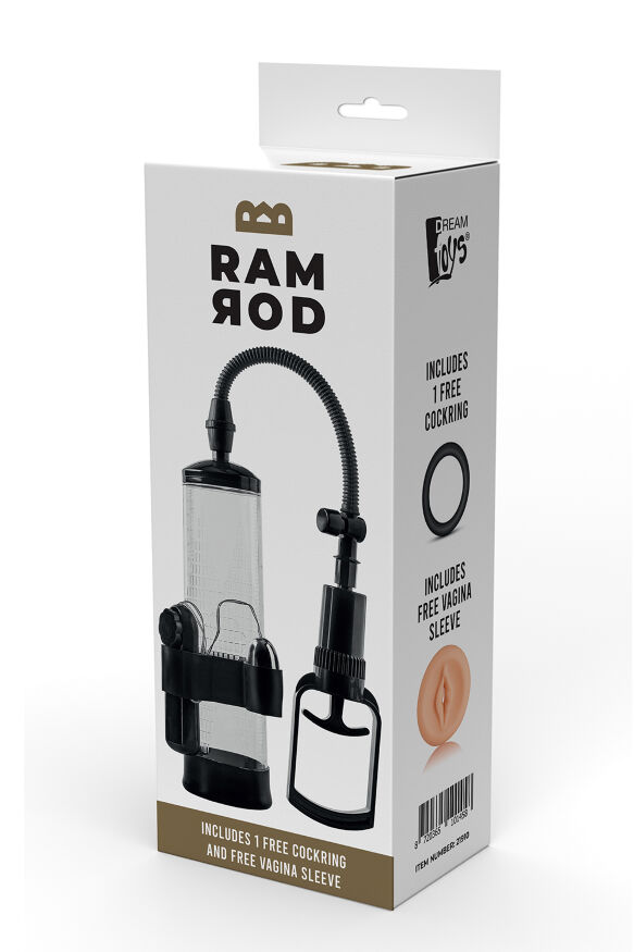 Вакуумная помпа для пениса с вибрацией Dream Toys RAMROD VIBRATING PENIS PUMP