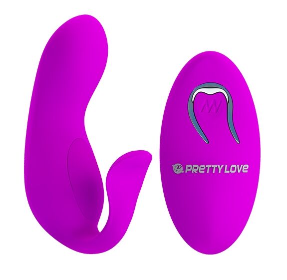 Вибратор для пар Pretty Love - 12 vibration functions, wireless remote control, BI-014484W
