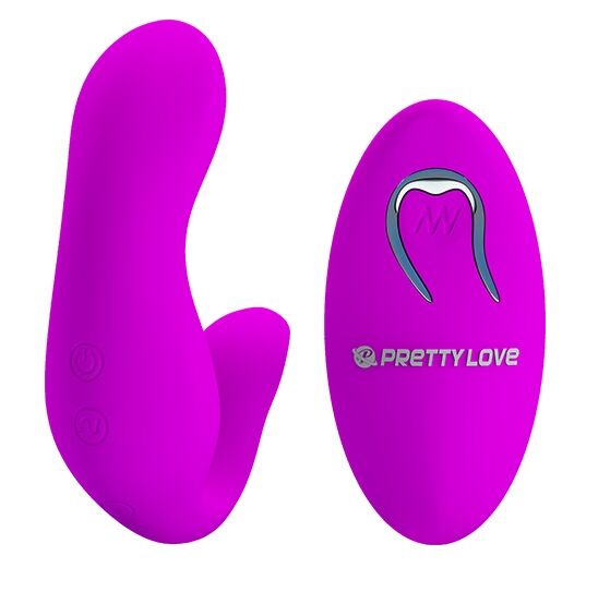 Вибратор для пар Pretty Love - 12 vibration functions, wireless remote control, BI-014484W
