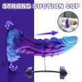 Фалоімітатор дракон Fantasy Art Blue/Purple