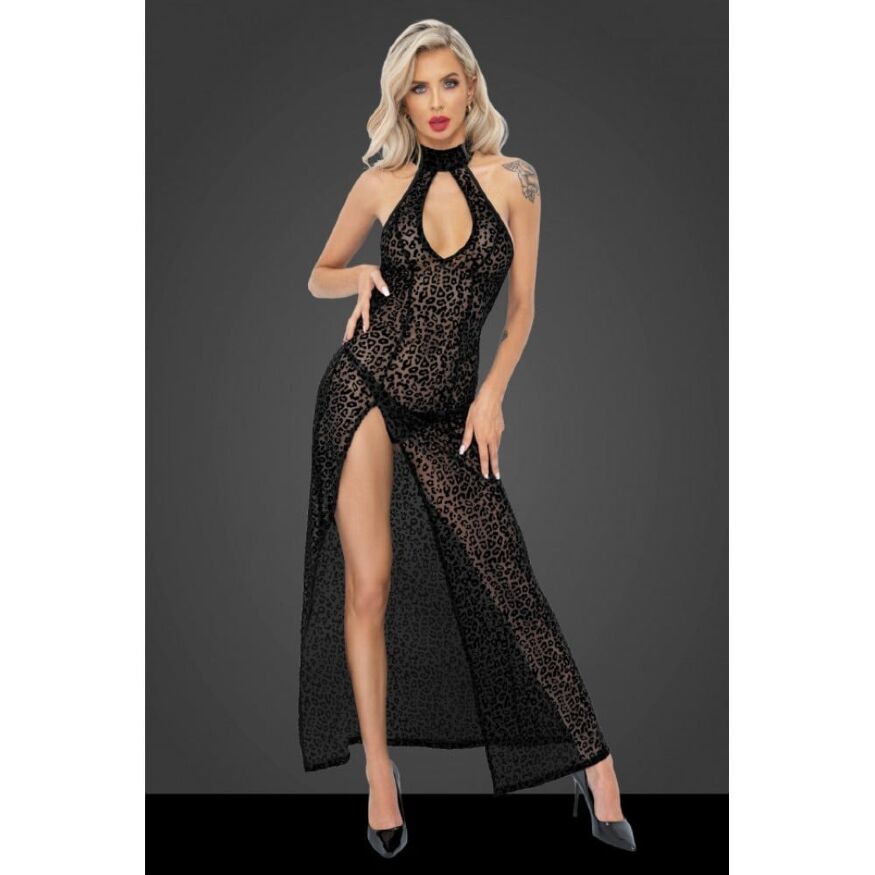 Сексуальна довга леопардова сукня Noir Handmade F288 Noir Dress long - black - L