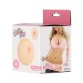 Вагіна груди 2в1 Cutie Pies Hannah's Handful - Pussy &amp; Boob, глибина 9,9 см, віброкуля в подарунок