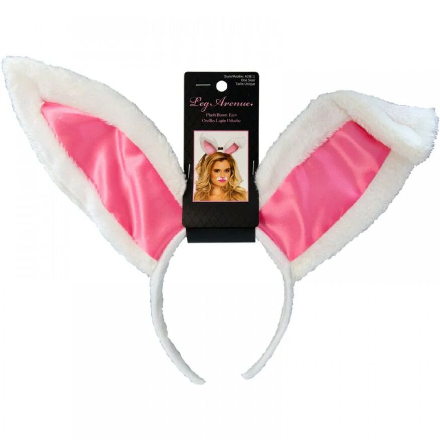 Плюшевые заячьи ушки Leg AvenuePlush bunny ears O/S