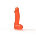 Крафтовое мыло-член с присоской Чистий Кайф MEDIUM Orange, натуральное