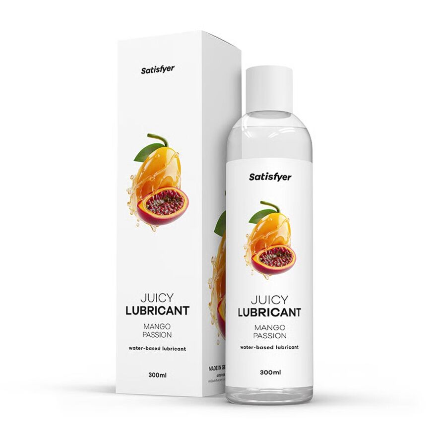 Лубрикант на водной основе Satisfyer Juicy Lubricant Mango &amp; Passion 300 мл (мятая упаковка!!!)