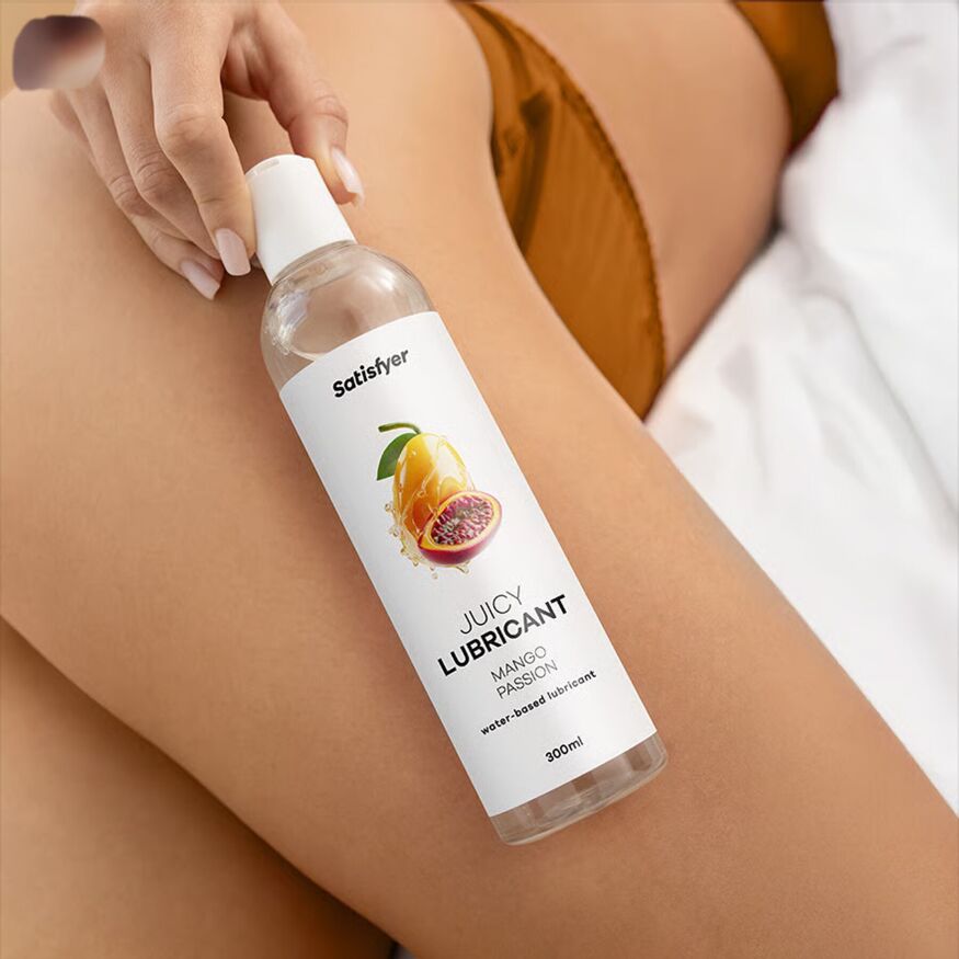 Лубрикант на водной основе Satisfyer Juicy Lubricant Mango &amp; Passion 300 мл (мятая упаковка!!!)