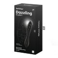 Стеклянный двойной фаллоимитатор Satisfyer Dazzling Crystal 1 для точки G черный