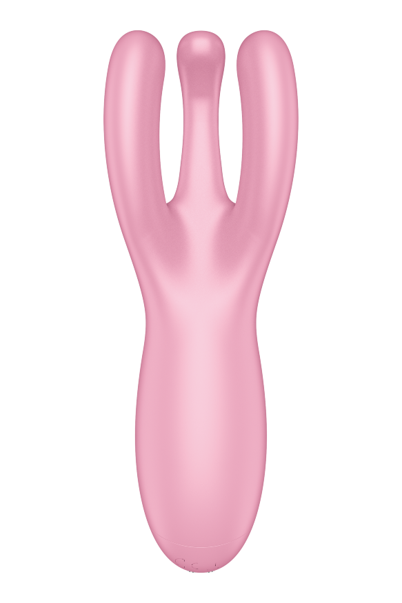 Гнучкий смарт-вібратор Satisfyer Threesome 4 Connect App рожевий