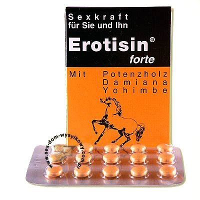 Засіб для чоловіків і жінок, підвищує лібідо - Erotisin Forte, 30 таб.