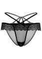 Трусики с открытым доступом Daring Intimates Taylor черные, L-XL